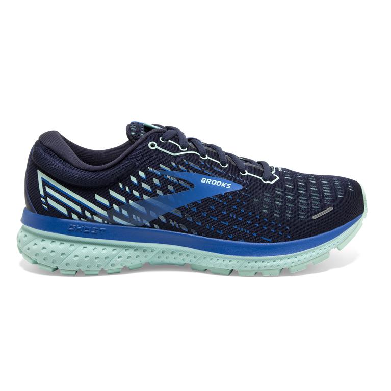 Brooks Ghost 13 Women's Road Running Shoes - Peacoat/Blue Tint/Strong Blue (05928-GNXW)